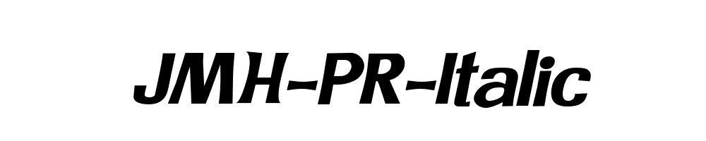 JMH-PR-Italic