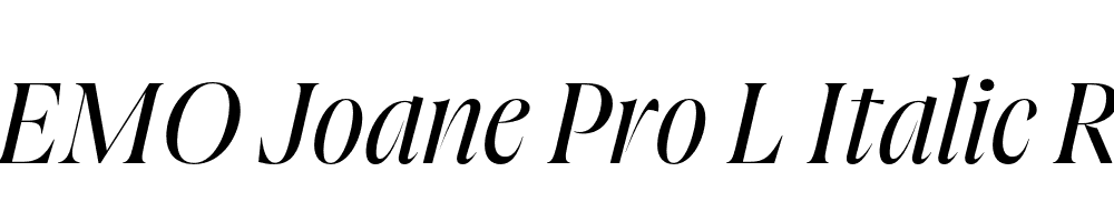 FSP DEMO Joane Pro L Italic Regular