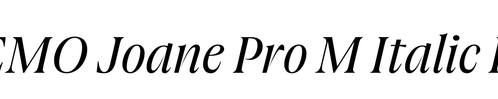 FSP DEMO Joane Pro M Italic Regular