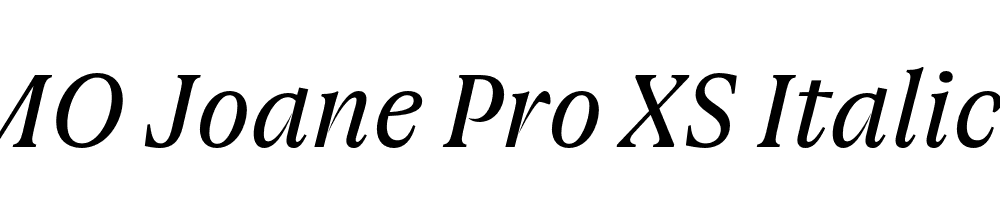 FSP DEMO Joane Pro XS Italic Regular