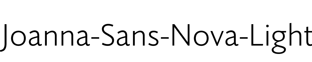 Joanna-Sans-Nova-Light