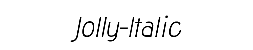 Jolly-Italic