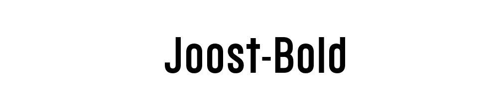 Joost-Bold