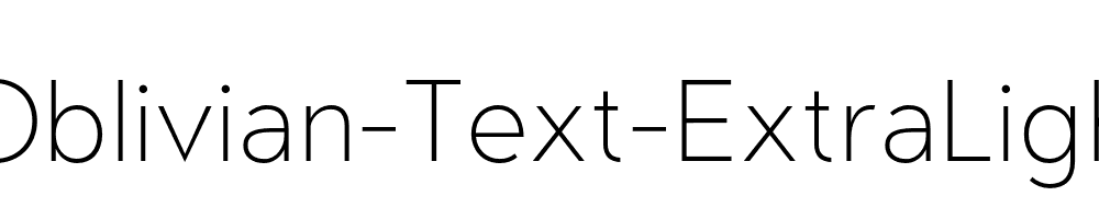 Oblivian-Text-ExtraLight