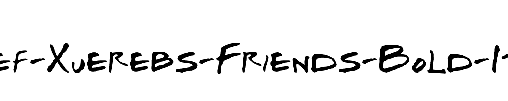 Josef-Xuerebs-Friends-Bold-Italic