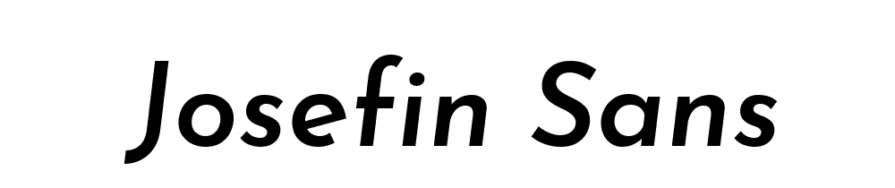 Josefin Sans