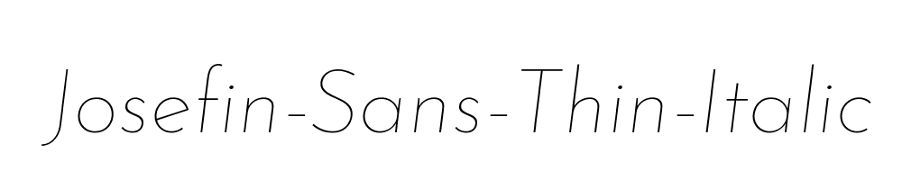 Josefin-Sans-Thin-Italic