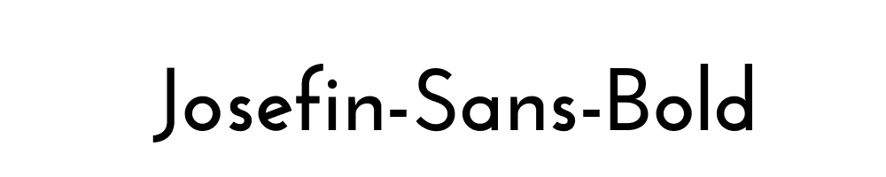 Josefin-Sans-Bold