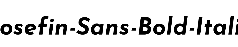 Josefin-Sans-Bold-Italic