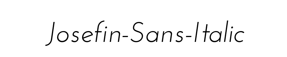 Josefin-Sans-Italic