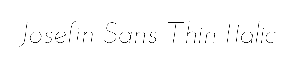 Josefin-Sans-Thin-Italic