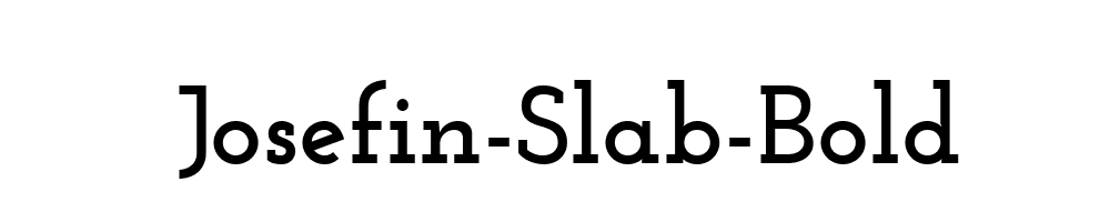 Josefin-Slab-Bold