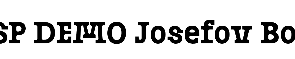 FSP DEMO Josefov Bold