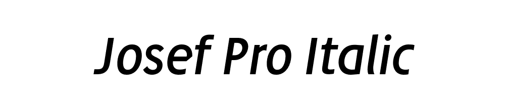 Josef-Pro-Italic