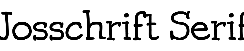 Josschrift Serif