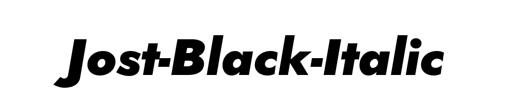 Jost-Black-Italic