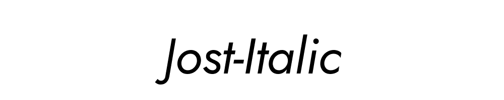 Jost-Italic