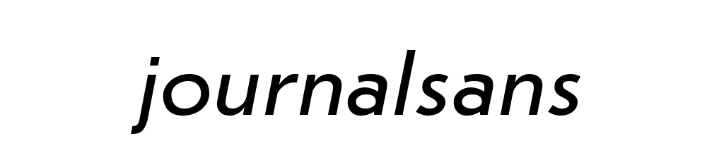 Journalsans