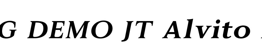  DEMO JT Alvito Heavy Italic