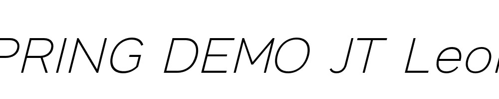  DEMO JT Leonor Italic