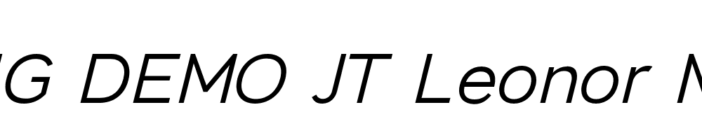  DEMO JT Leonor Medium Italic