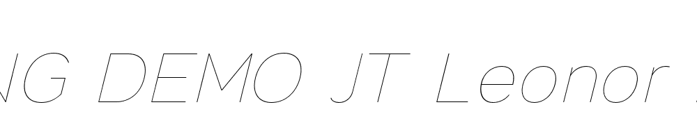  DEMO JT Leonor Hairline Italic