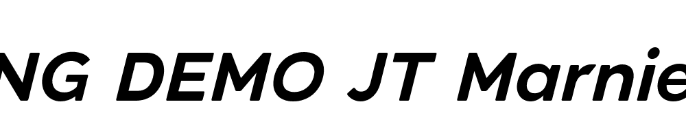  DEMO JT Marnie Bold Italic