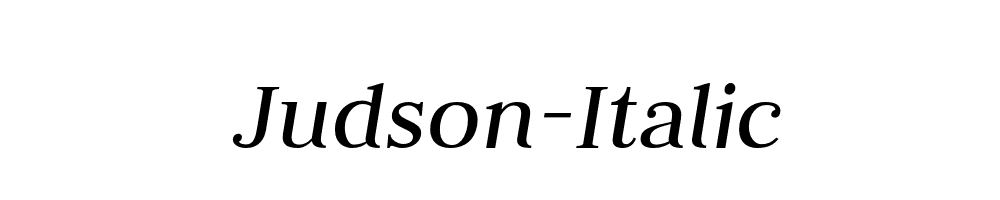 Judson-Italic