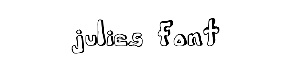 Julies_font