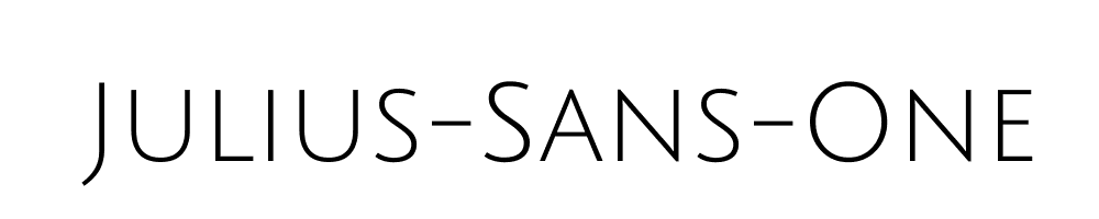 Julius-Sans-One