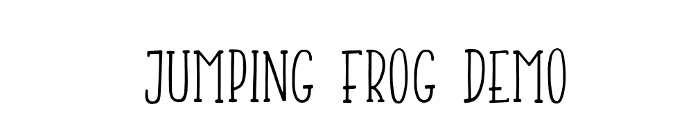 Jumping-Frog-Demo