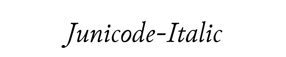 Junicode-Italic