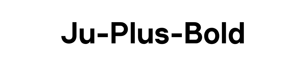 Ju-Plus-Bold