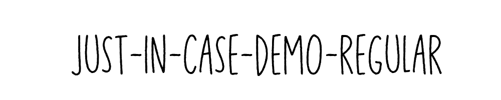 Just-in-case-DEMO-Regular