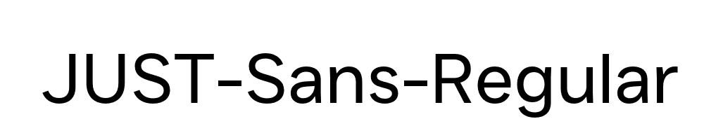 JUST-Sans-Regular