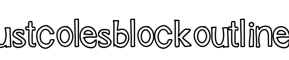 Justcolesblockoutlines