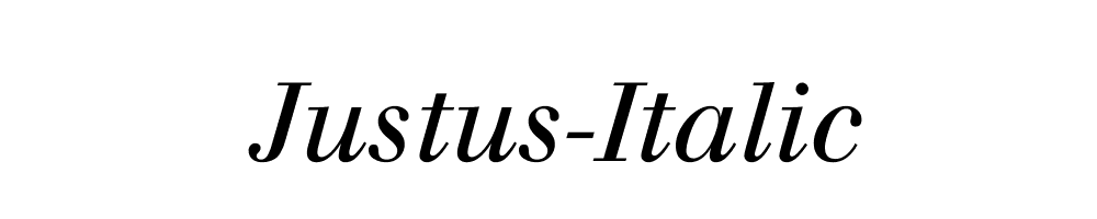 Justus-Italic