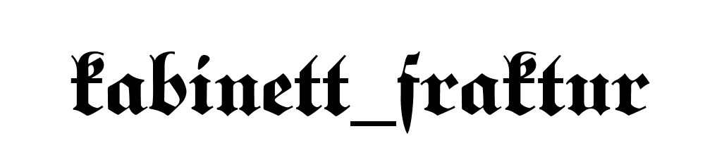 Kabinett_fraktur