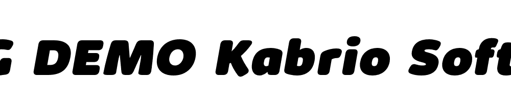  DEMO Kabrio Soft Heavy Italic