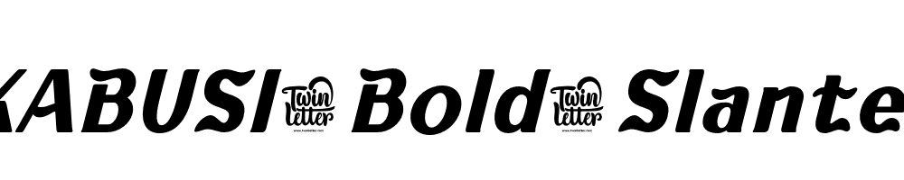 KABUSI-Bold-Slanted