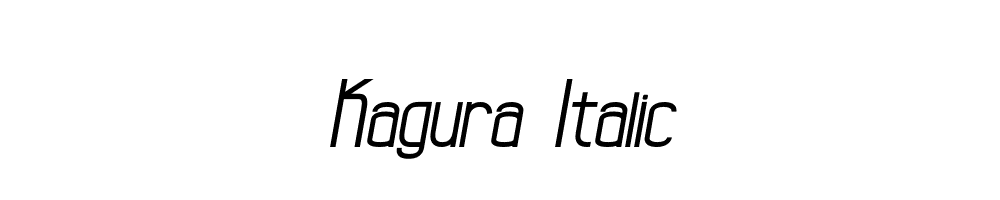 Kagura-Italic