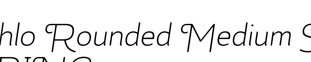  DEMO Kahlo Rounded Medium Swash Regular Italic