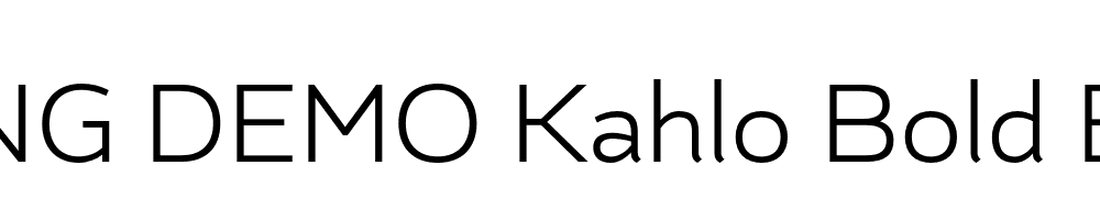  DEMO Kahlo Bold Essential Bold