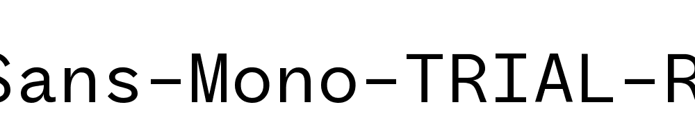 Kale-Sans-Mono-TRIAL-Regular