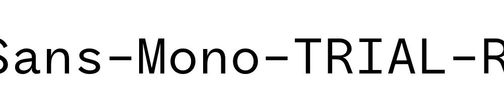 Kale-Sans-Mono-TRIAL-Regular