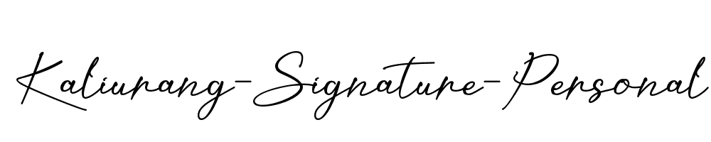 Kaliurang-Signature-Personal