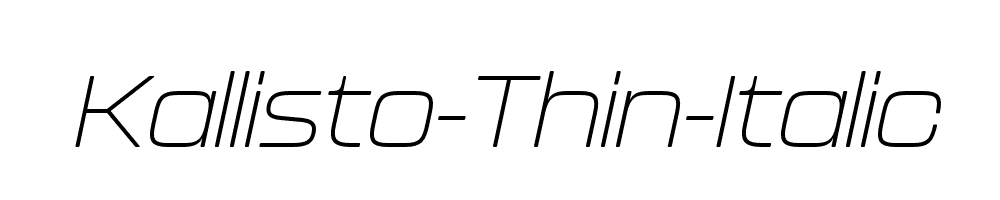 Kallisto-Thin-Italic