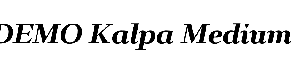 FSP DEMO Kalpa Medium Italic