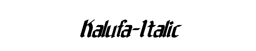 Kalufa-Italic