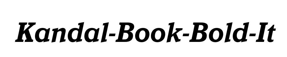 Kandal-Book-Bold-It